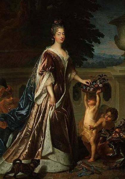 Francois de Troy Portrait of the duchesse du Maine Spain oil painting art
